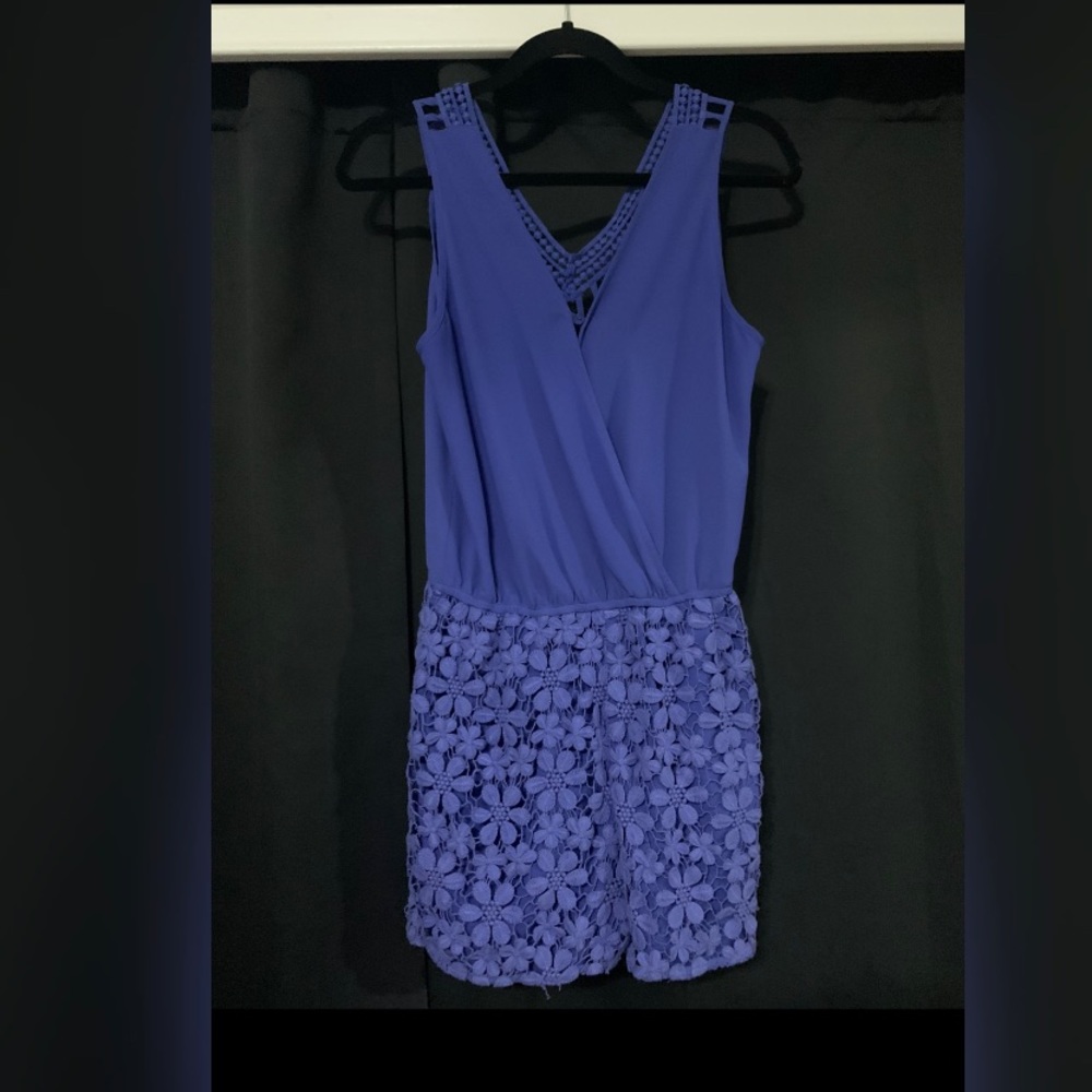 Royal Blue Romper